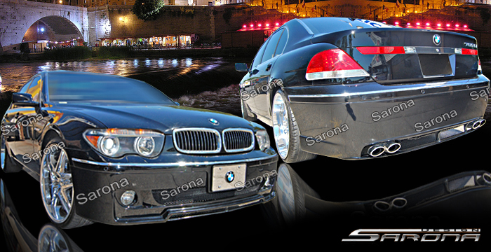 Custom BMW 7 Series Body Kit  Sedan (2002 - 2005) - $1450.00 (Manufacturer Sarona, Part #BM-031-KT)